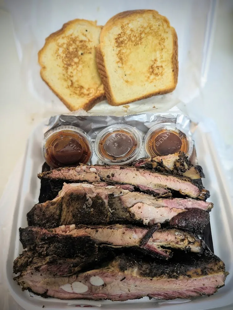 A Slab of Smoked Ribs